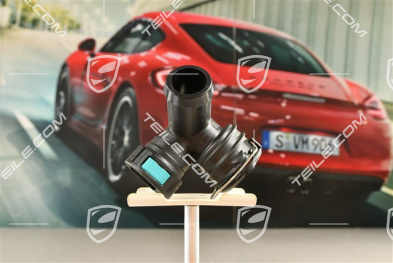 Cooling system overflow hose adapter / quick coupling