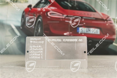 Information / Rating plate
