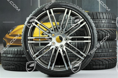 20-inch winter wheels set "Turbo", rims 8,5J x 20 ET51 + 11J x 20 ET52 + Pirelli winter tires 245/35 R20 + 295/30 R20, without TPM