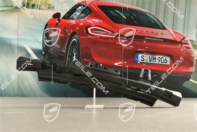 Turbo, Rear bumper Retaining / attachment strip, upper