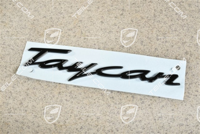 Badge / Emblem TAYCAN Glossy Black