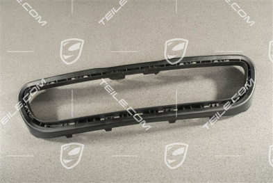 Retaining frame centre, middle radiator, black