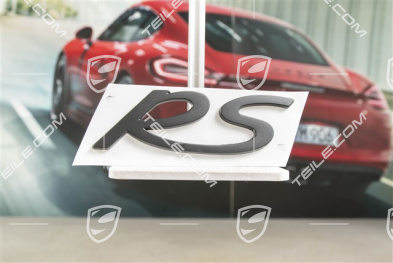 "RS" logo, black
