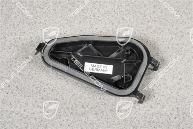 Headlamp Lateral high beam cap appendix, L