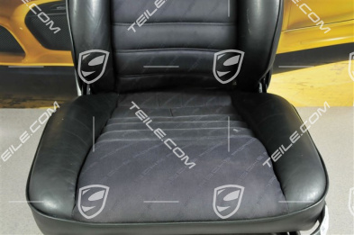 Sitz, Kunstleder, Schwarz, R