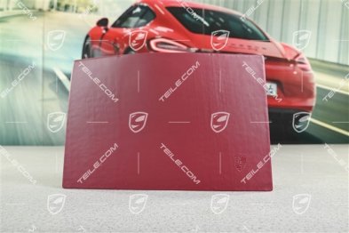 Operating manual / Logbook with embossed porsche crest