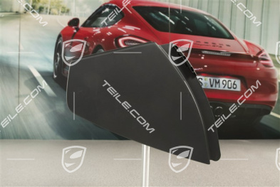 Dashboard trim lower part side cover, Black, R