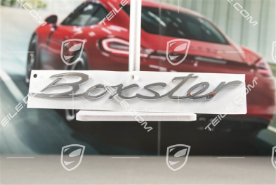 Napis "Boxster", Galvano silver