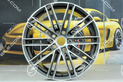 20-inch wheel rim set 911 Turbo IV, 11,5J x 20 ET56 + 9J x 20 ET51, Titan