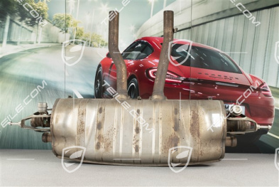 Rear silencer, Cayenne S, 4.8 V8, 380 PS, sport exaust system