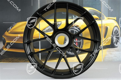 20" Felge Turbo Sport III, Zentralverschluss, 12J x 20 ET63, seidenglanz schwarz matt