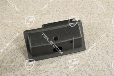 Reversing camera cover trim, Black matte