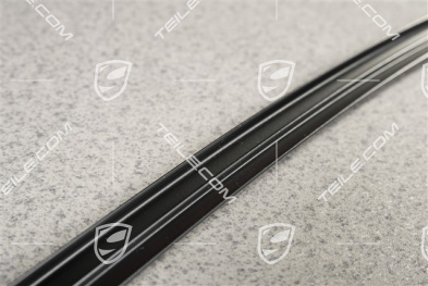 Front door Trim strip, upper, black-matte, R