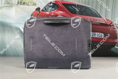 Back seat backrest, Rear, Leatherette, Metropole blue, Coupe, R