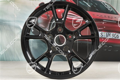 17" Felga Boxster-2, 8J x 17 ET40, czarny wysoki połysk