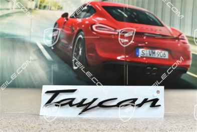 Badge / Emblem TAYCAN Glossy Black