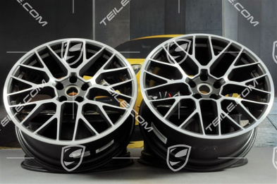 20-inch RS-Spyder Design wheel set, titanium, 9J x 20 ET 26 + 10J x 20 ET19