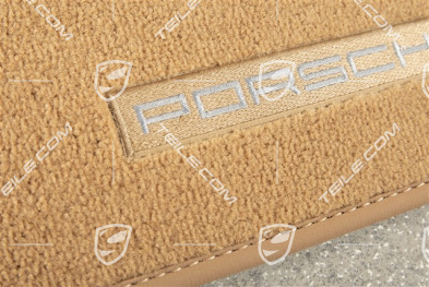 Fussmatte Velours Satz, Cognac