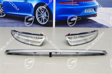 Rear lights (white), set (L+R+reflector cover), C4 / C4S / C4GTS / Targa4 / Targa4S / Targa4GTS