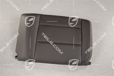 Back seat backrest, Rear, Natural leather, Espresso, Convertible / Targa, L