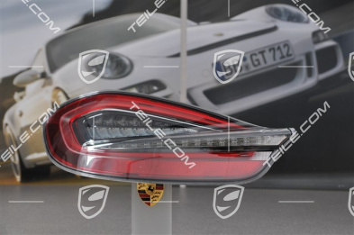 Rear light, darkened, L