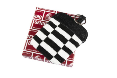 Key case / Key pouch, Pascha, black/white