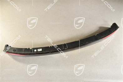 Rear light covering, center, Black lettering