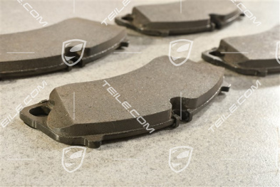 Front brake pad set, PCCB, L+R