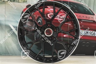 21" Felga RS Spyder, 11,5J x 21 ET67, czarny wysoki połysk
