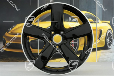 21-inch wheel Cayenne Sport Classic, 10J x 21 ET50, Jet Black Metallic