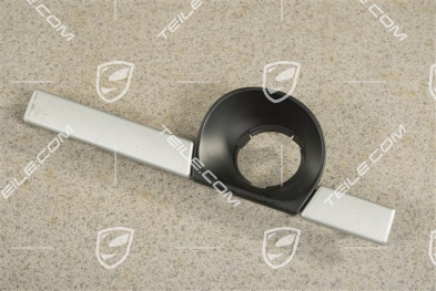 Dashboard trim moulding - Ignition switch, Satin Chrome / Black