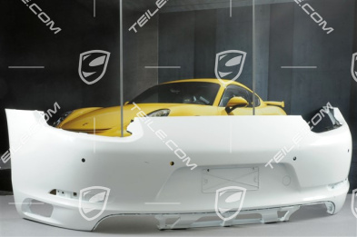 Rear bumper, C2/C2S, without Sports exhaust system, with ParkAssist
