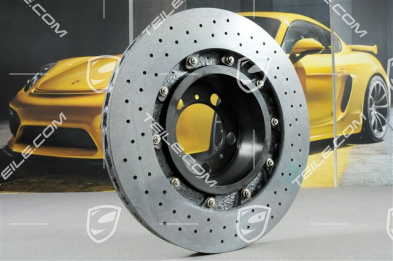PCCB Ceramic brake disc set, 2x front + 2x rear, 991 GT3/GT3RS/GT2RS