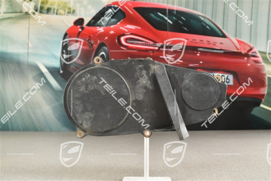 Cover for power steering pump drive belt