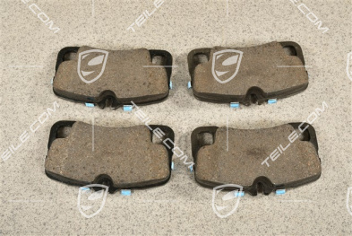 Turbo, PCCB Hamulce ceramiczne komplet klocków hamulcowych (L+R), tył