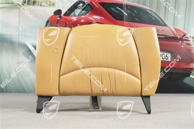 Notsitzrückenlehne / Rücksitz / Rückenlehne, Raffleder, Kaschmirbeige, Coupe/ Targa, L