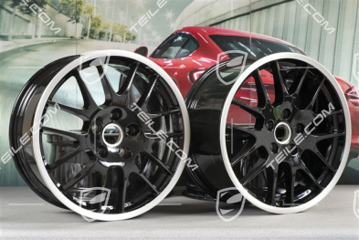 20-inch RS Spyder wheel set, 9,5 J x 20 ET 65 + 11 J x 20 ET 68, black