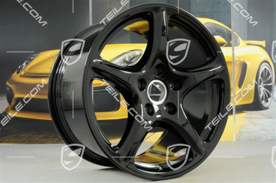 19" Felge "Carrera Classic", 11J x 19 ET67, schwarz hochglanz