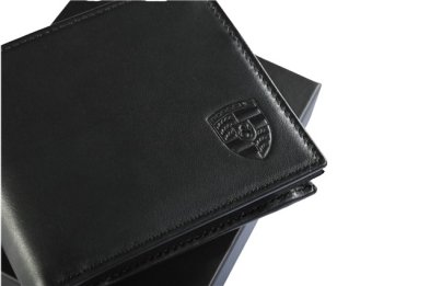 Geldbörse Herren Essential mit geprägtem Porsche Wappen