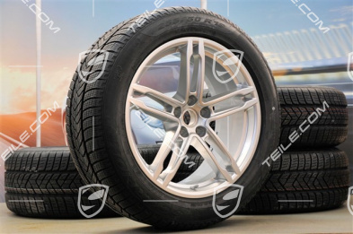 19-inch "Macan Turbo" winter wheels set, rims 8J x 19 ET21 + 9J x 19 ET21 + NEW Pirelli winter tyres 235/55 R19 + 255/50 R19 (0 km), with TPMS