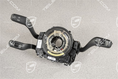 Steering column stalk switch, Voice control, ACC cruise control, rear wiper, headlight ceaning system, 3-spoke multifunction steering wheel