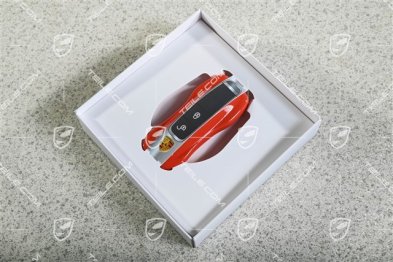 Vehicle key side faces / Key cap, Painted / lacquered, set Lava Orange