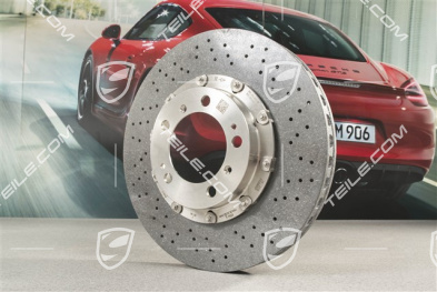 PCCB Ceramic Brake disc, front, minimal damage to the edge, R