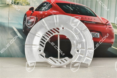 Front axle disc brake protective plate, PCCB, L