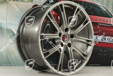 21-inch wheel rim Panamera Exclusiv, 11,5J x 21 ET69, platinum satin-matt