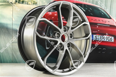 20" Felga GT4, 8,5J x 20 ET61, Platinum, satynowy mat