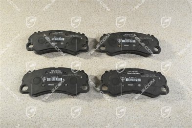 GT3, Brake pads, PCCB, front, L+R
