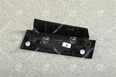 Cover, centre console, Black, R