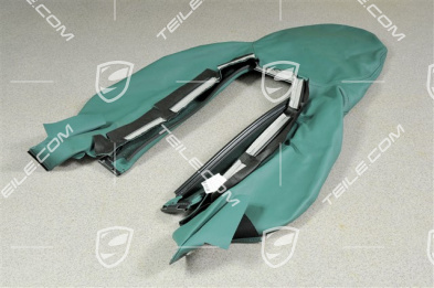 Seat cover, leather, Nephrite green, L=R