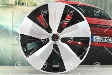 20" Macan wheel rim, 10J x 20 ET49, black high gloss